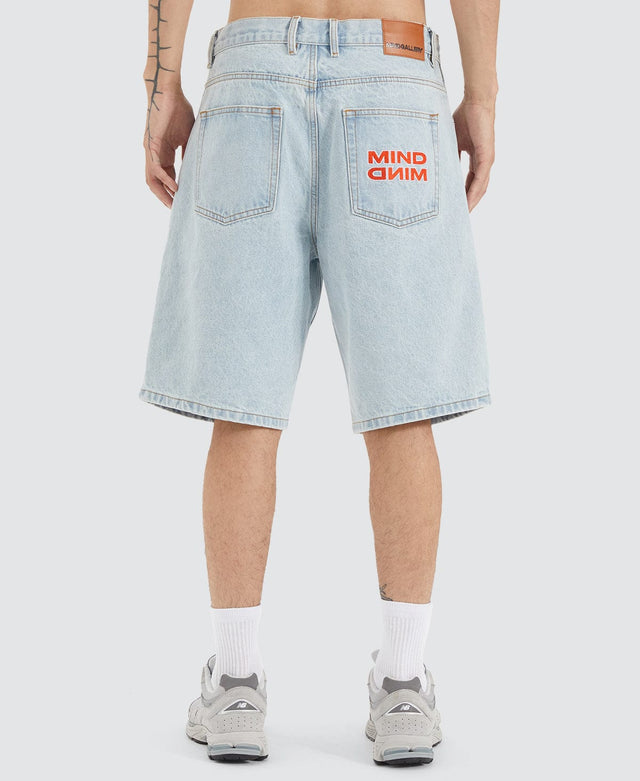 Mind Gallery Dnim Longline Jorts Dirty Bleach