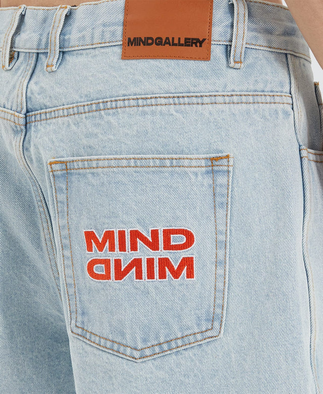 Mind Gallery Dnim Longline Jorts Dirty Bleach