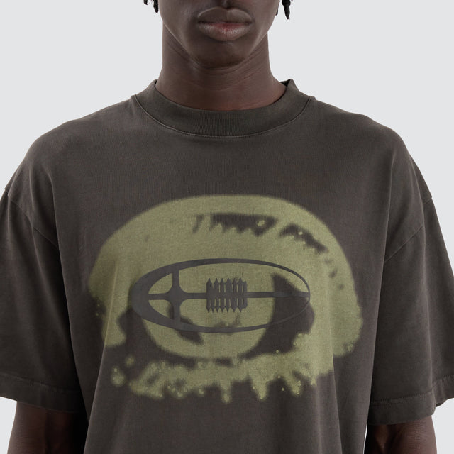 model wears Eye Heavy Street Tee Pigment Raven T-Shirts Grey - image 7