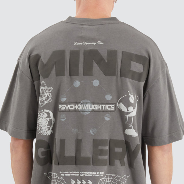 Mind Gallery Holiday Heavy Street Tee Charcoal