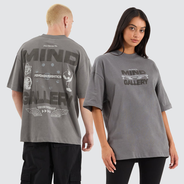 Mind Gallery Holiday Heavy Street Tee Charcoal