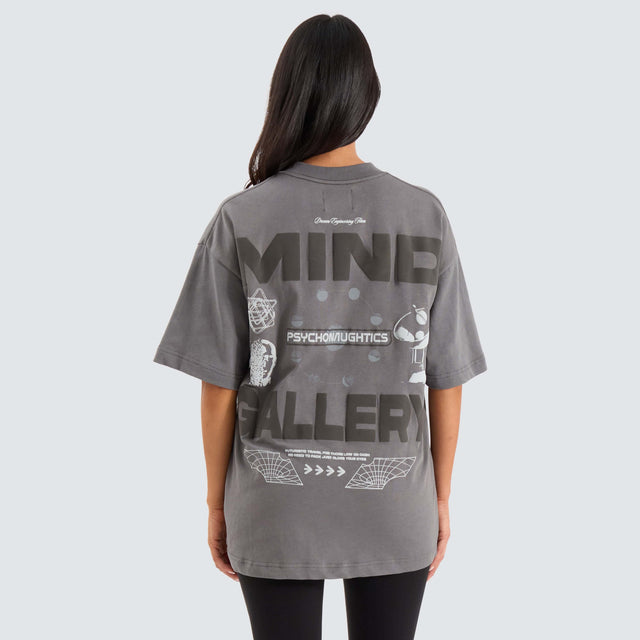 Mind Gallery Holiday Heavy Street Tee Charcoal