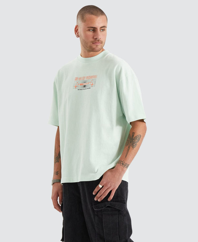 Mind Gallery Loading Extra Heavy Street Fit Tee Mint