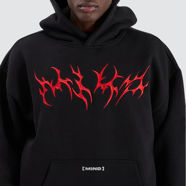 Mind Gallery Metal Street Hoodie Jet Black