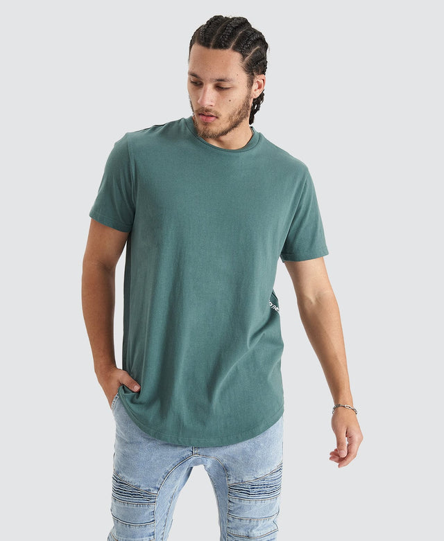 Nena and Pasadena Back Rank Tee Silver Pine