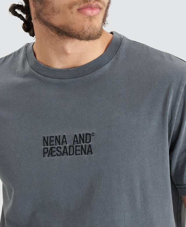 Nena and Pasadena Blockade Tee Pigment Castlerock