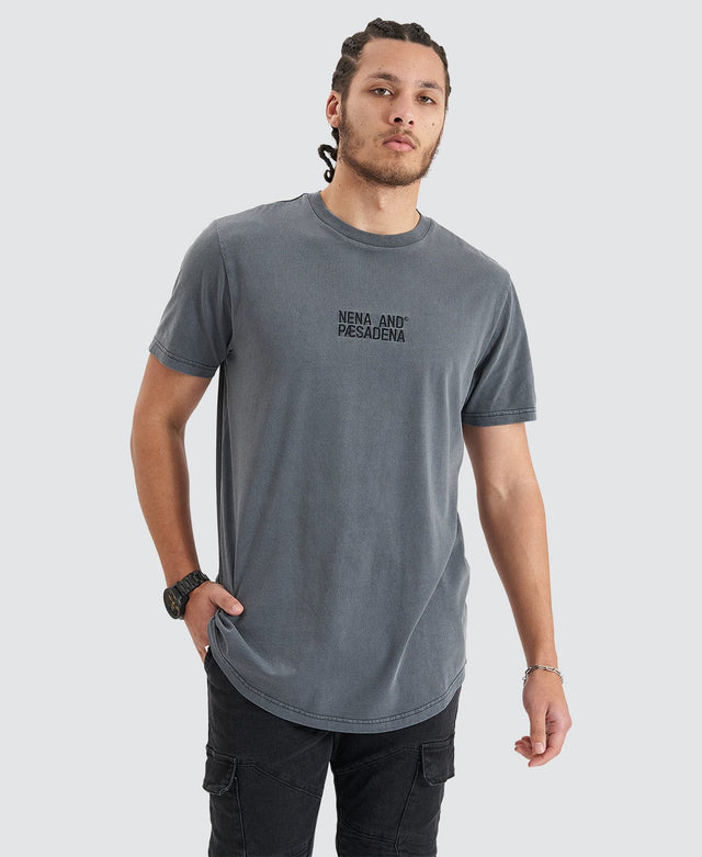 Nena and Pasadena Blockade Tee Pigment Castlerock