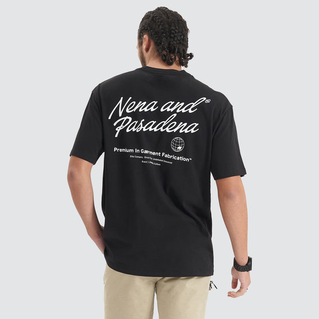 Nena and Pasadena Bouncer Tee Jet Black