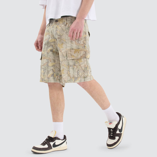 model wears Colby Cargo Shorts True Camo Shorts Camo - image 1