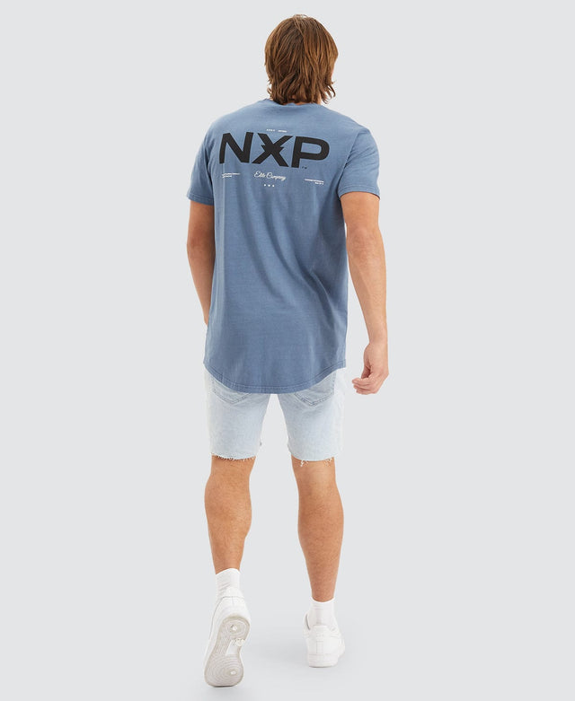 Nena and Pasadena Compound Tee Pigment China Blue