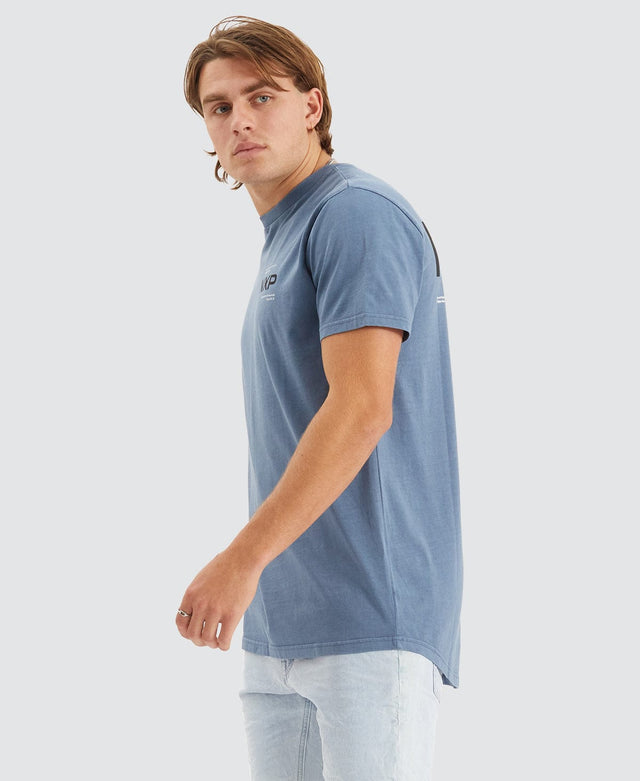 Nena and Pasadena Compound Tee Pigment China Blue