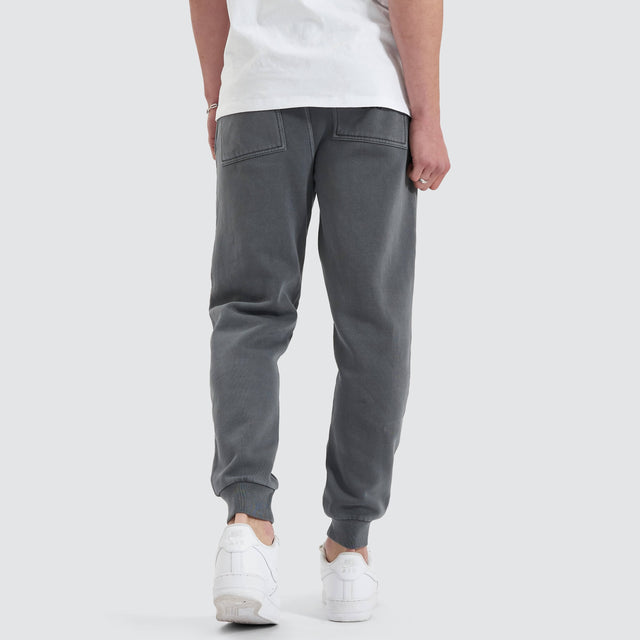 Nena and Pasadena Core Line Heavy Trackpant Pigment Charcoal