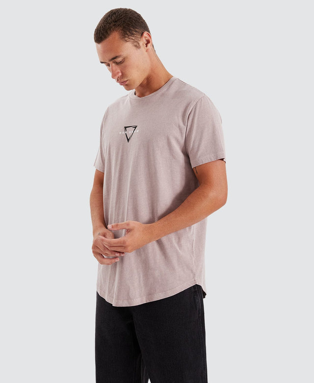 Nena and Pasadena Downforce Dual Curved Tee Pigment Etherea