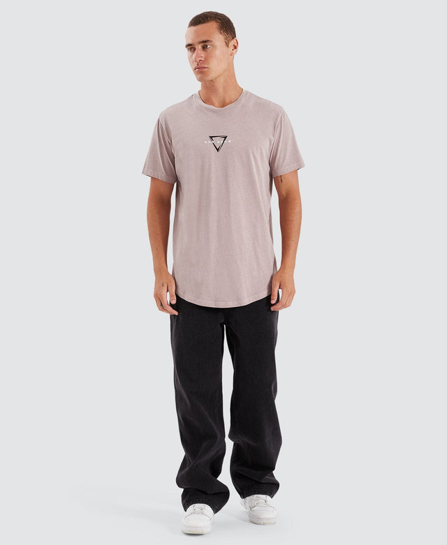 Nena and Pasadena Downforce Dual Curved Tee Pigment Etherea
