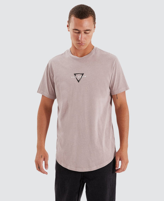 Nena and Pasadena Downforce Dual Curved Tee Pigment Etherea