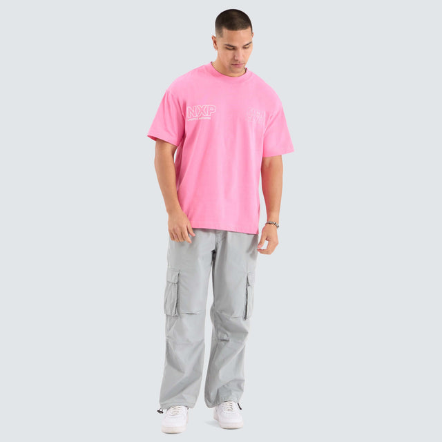 Nena and Pasadena Fight Club Raptor Tee Pink