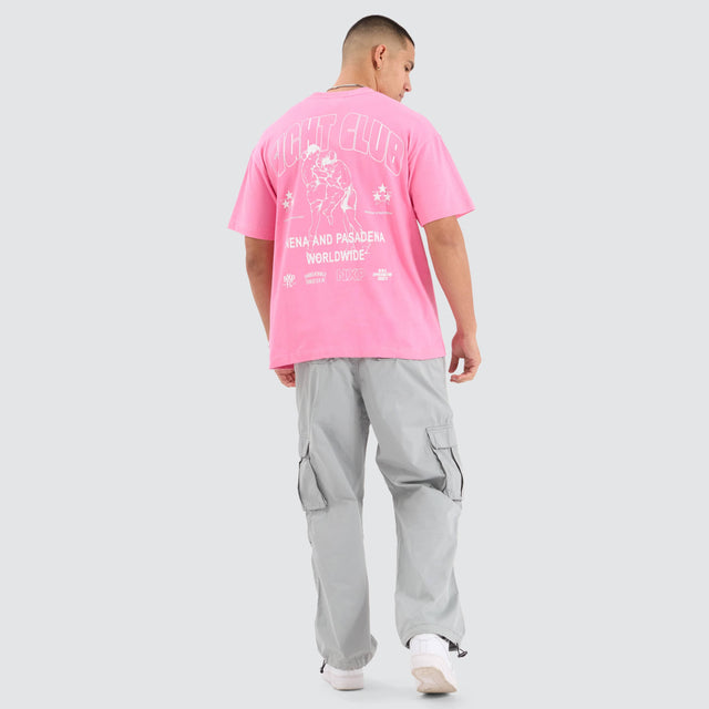 Nena and Pasadena Fight Club Raptor Tee Pink