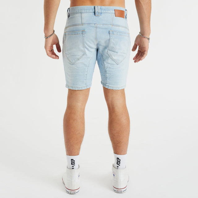 Nena and Pasadena Hellcat Denim Short - Astoria Blue BLUE