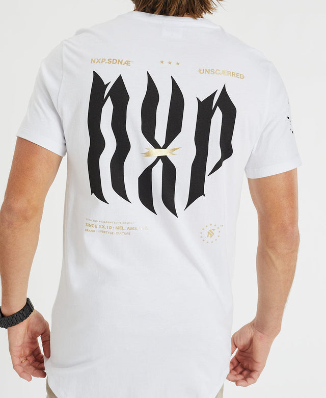 model wears Mirage Tee White T-Shirts White - image 3