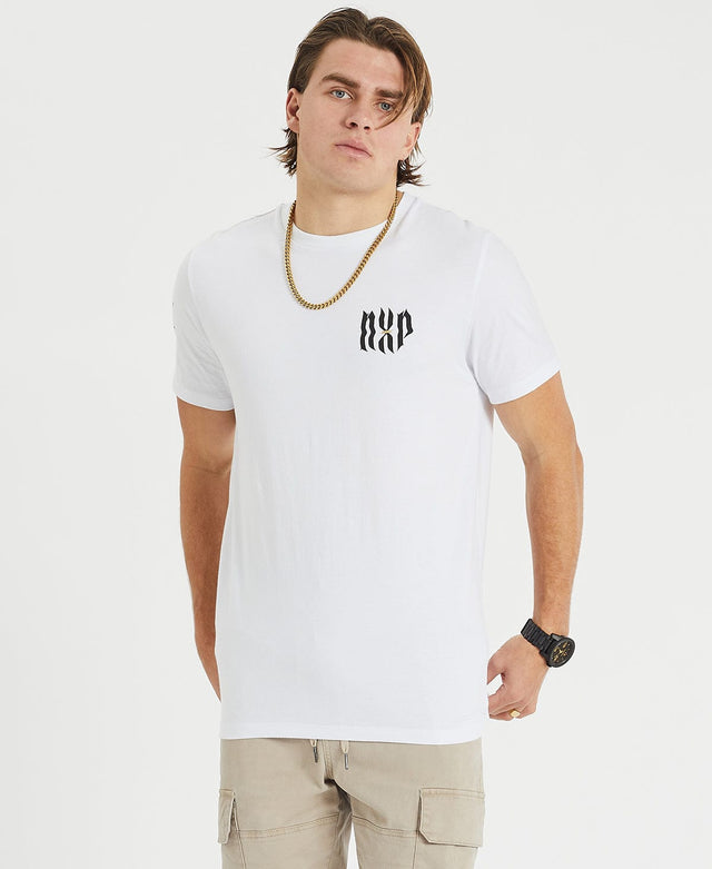 model wears Mirage Tee White T-Shirts White - image 2