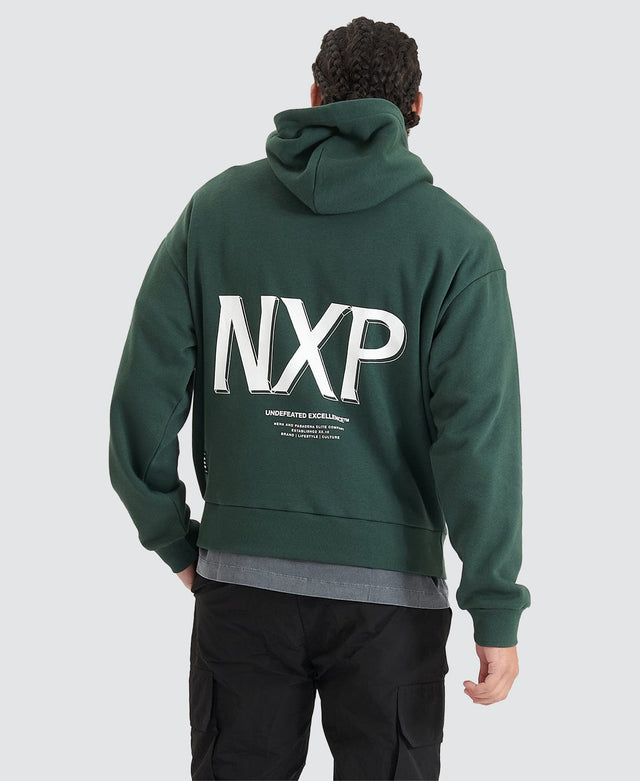 Nena and Pasadena Platinum Heavy Box Fit Hoodie Pine Grove