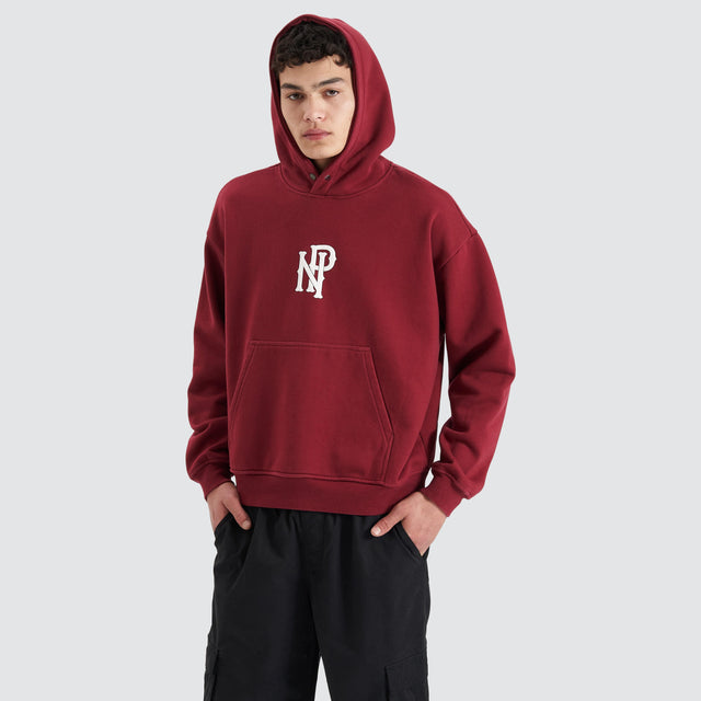 Nena and Pasadena Pursuits Hoodie Cabernet