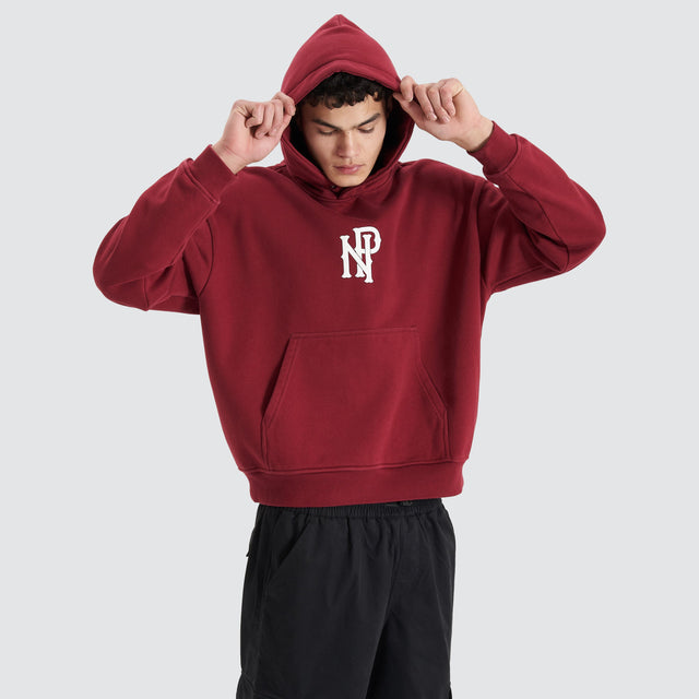 Nena and Pasadena Pursuits Hoodie Cabernet