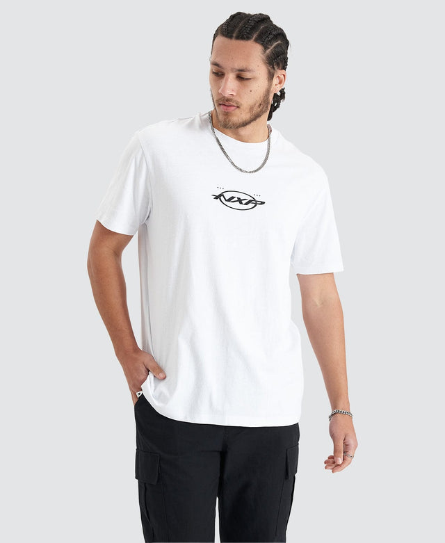 Nena and Pasadena Republic Tee Optical White
