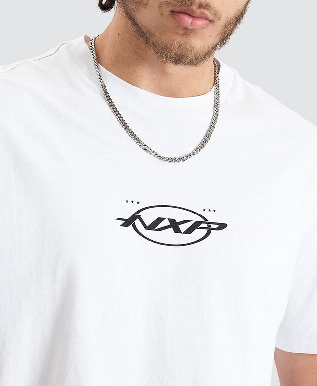 Nena and Pasadena Republic Tee Optical White