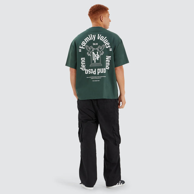 model wears Scalar Street Tee Pine Grove T-Shirts Green - image 4