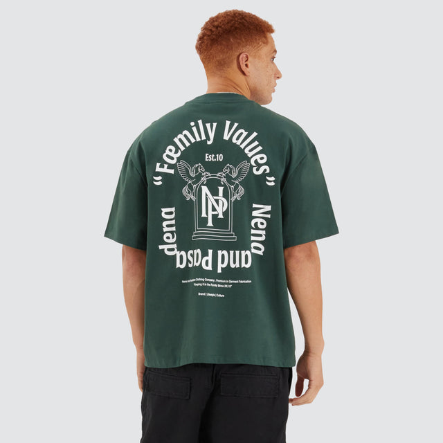 model wears Scalar Street Tee Pine Grove T-Shirts Green - image 1