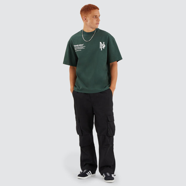 model wears Scalar Street Tee Pine Grove T-Shirts Green - image 5