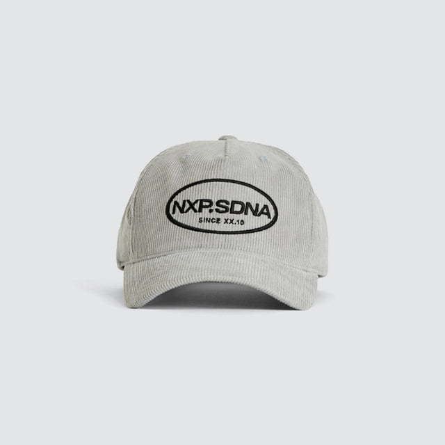 model wears Stunned Golfer Cap Neutral Grey Headwear Grey - image 1
