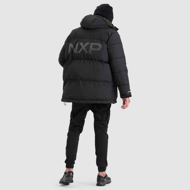 Nena and Pasadena Tectonics Puffer Jacket Jet Black