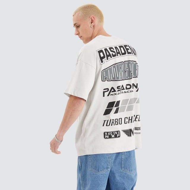 model wears Turbo Raptor Tee Glacier Grey T-Shirts Grey - image 7