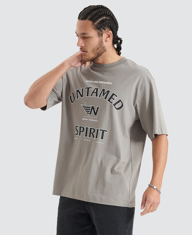 Nena and Pasadena Untamed Heavy Tee Moon Mist