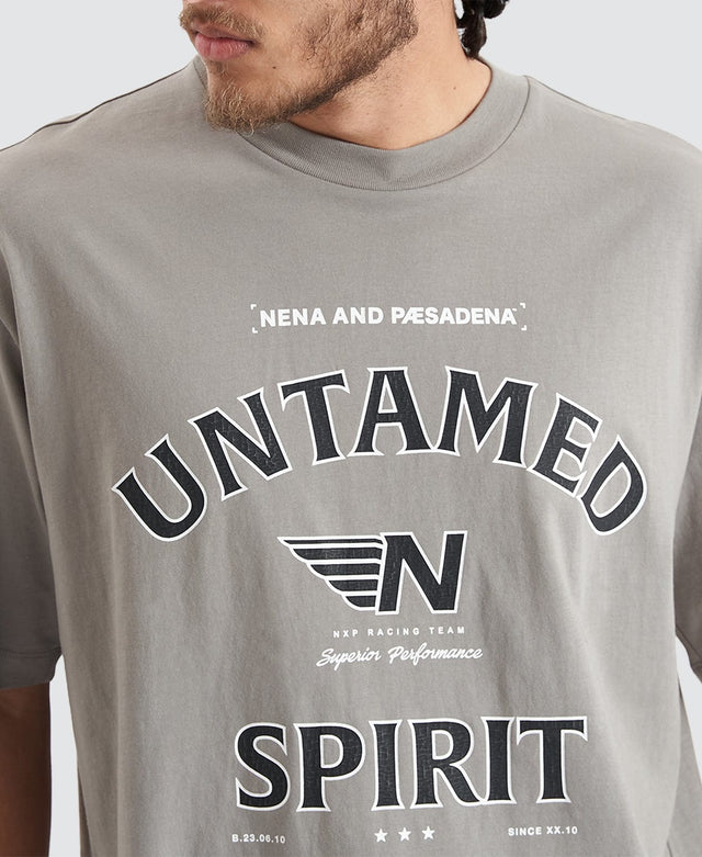 Nena and Pasadena Untamed Heavy Tee Moon Mist