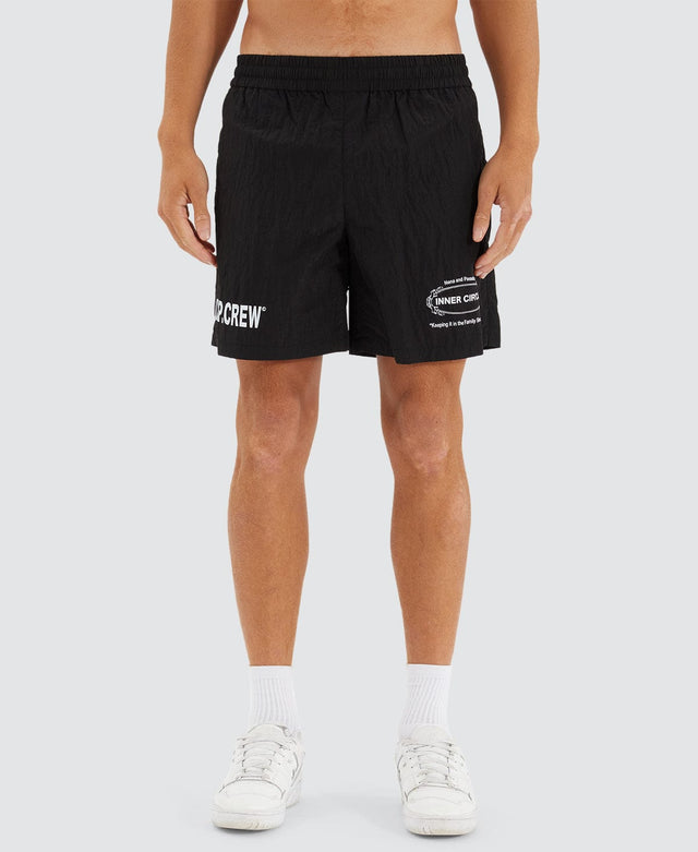model wears Action Shorts Black Shorts Black - image 2
