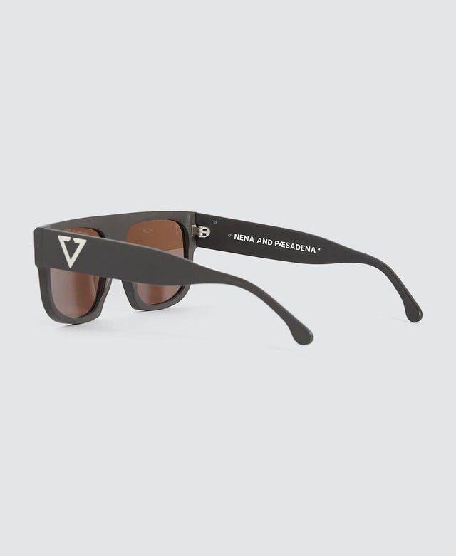 Nena & Pasadena Airwolf Sunglasses Amber Brown