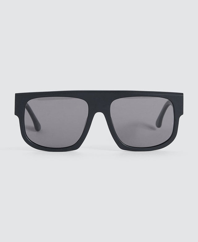 model wears Airwolf Sunglasses Black Sunglasses Black - image 1