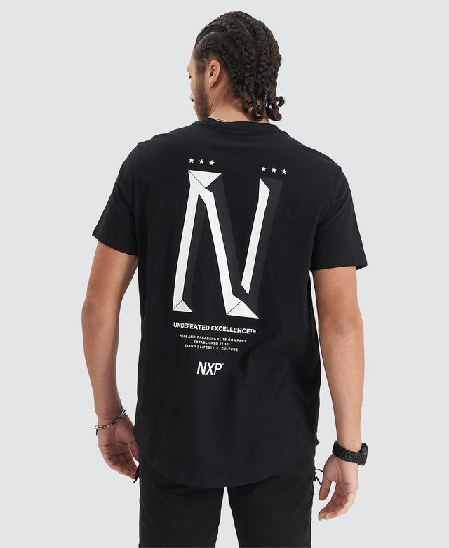 Nena & Pasadena Alliance Dual Curved Tee - Jet Black BLACK