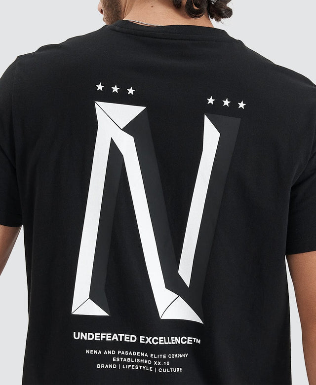 Nena & Pasadena Alliance Dual Curved Tee - Jet Black BLACK