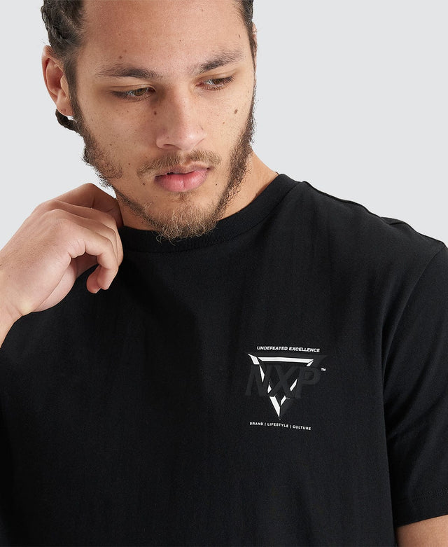 Nena & Pasadena Alliance Dual Curved Tee - Jet Black BLACK