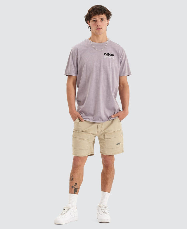 Nena & Pasadena Blast Scoop Back T-Shirt Pigment Dusk
