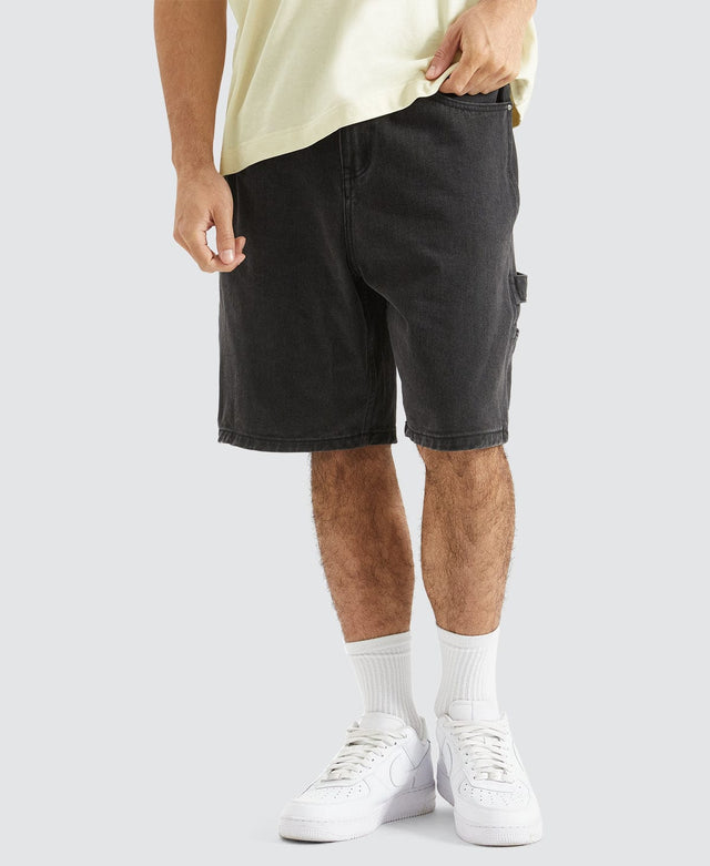 Nena & Pasadena Built Carpenter Shorts Black