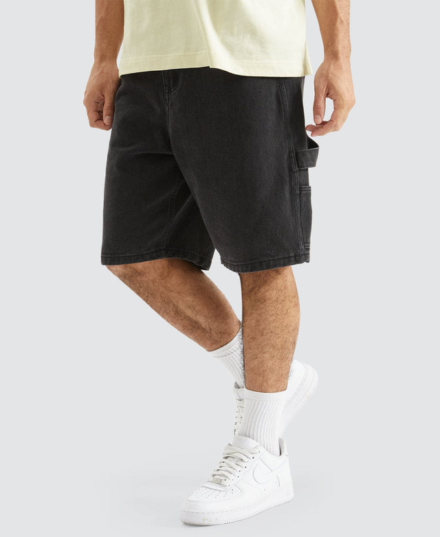 Nena & Pasadena Built Carpenter Shorts Black