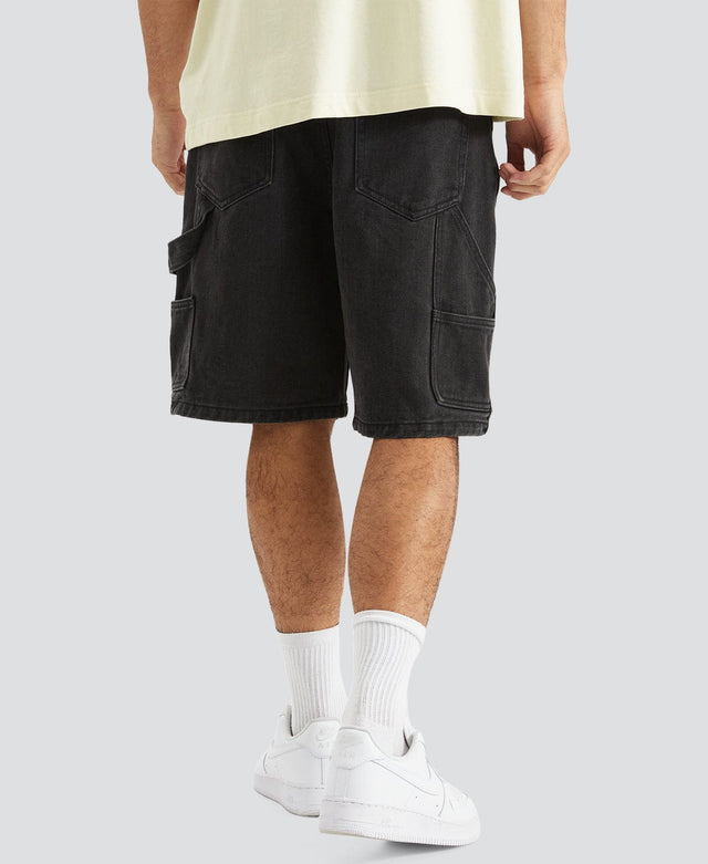 Nena & Pasadena Built Carpenter Shorts Black