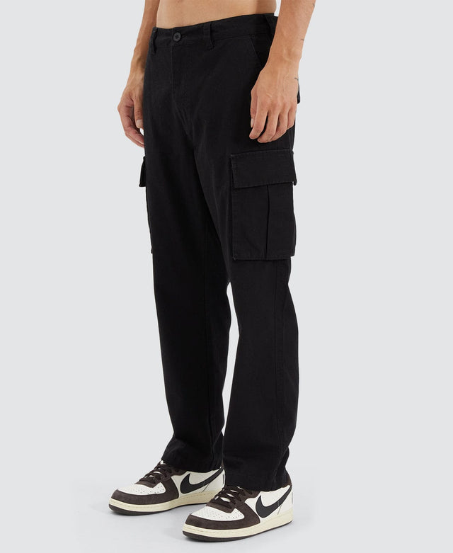 Nena & Pasadena C300 Ripstop Cargo Pant - Black BLACK