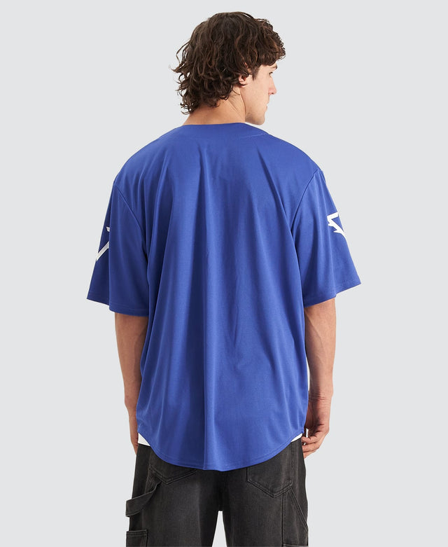 Nena & Pasadena Certified Baseball Shirt Blue