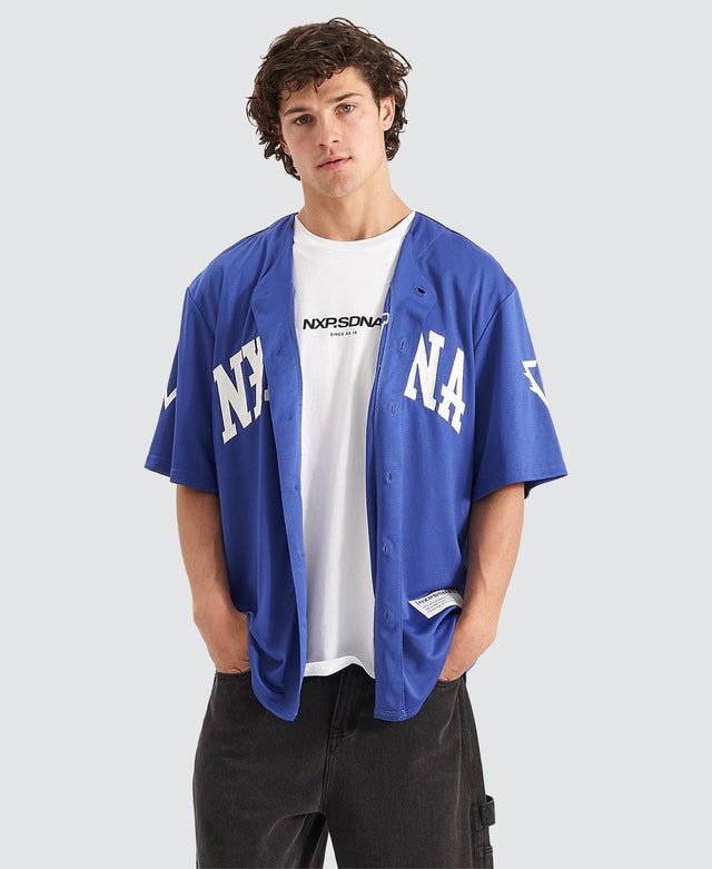 Nena & Pasadena Certified Baseball Shirt Blue